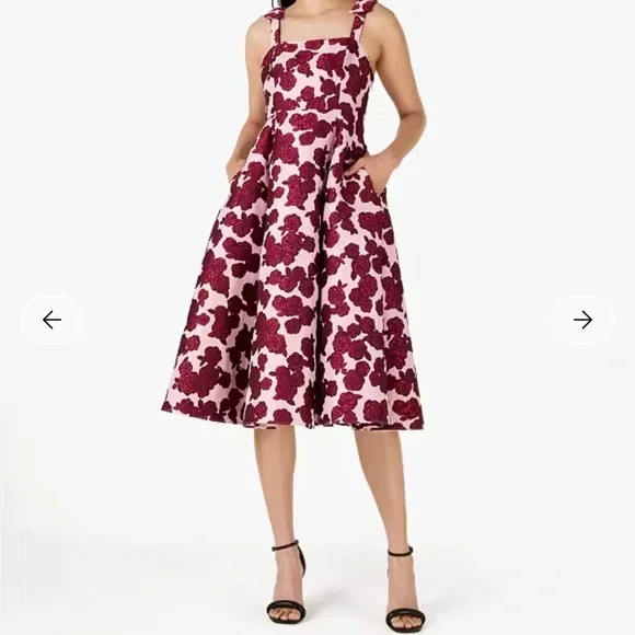 Kate Spade Pink and Red Floral Kids Dress - Picture 7 of 7